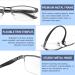 2 Pack Multifocus Progressive Reading Glasses for Men | Blue Light Blocking | TR90 Arm Metal Frame | Multifocal Readers | Grey Frame | 1.0x - Buy Online on GoSupps.com