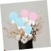 Warmhm 4 Pcs Lollipop Cosplay Party Supplies Fairy Accessories Wedding Favors Toy for Kids Princess Fairy Wand Girl Fairy Wand Cake Pop Ornament Wooden Toys Plush Toy Wool Felt Bouquet - Buy Online on GoSupps.com