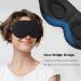 Sleep Eye Mask for Women Men 3D Contoured Cup Sleeping Mask Breathable Blackout Blindfold Eye Cover with Adjustable Strap for Side Sleeper Concave Molded Night Sleeping Travel Shift Work Yoga Meditation 1 count (Pack of 1) - Buy Online on GoSupps.com