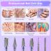 Lermal Nail Miller Bit Set - 3/32 (2.35 mm) Professional Smooth Lace Hard Metal Attachments | 6 Pieces Acrylic Gel Nail Milling Cutters for Manicure Pedicure | Medium Blue Bit - Buy Online on GoSupps.com