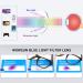 WOWSUN Kids Blue Light Blocking Glasses - Lightweight Anti Eyestrain TR Gaming Eyeglasses for Boys & Girls - Matte Black & Leopard Design - Buy Online on GoSupps.com