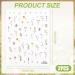 2 Sheets Flower Nail Stickers 5D Embossed Summer Floral Leaf Plant Nail Decorations Self-Adhesive Beautiful Spring Wildflower Nail Decals Manicure Flora Art Supplies for Women Girls - Buy Online on GoSupps.com