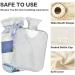 Buy Naanle 2L Hot Water Bottle - Hortanges Flower Transparent Design for Bed Hand & Feet Warmer | Pain Relief Hot & Cold Solution - Buy Online on GoSupps.com