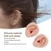 Silicone Ear Model Pair for Jewelry Display and Piercing Practice - Soft & Flexible Simulation Ear Mold Teaching Tool (2 Pieces) - Buy Online on GoSupps.com