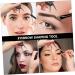 SKISUNO Brow Mapping Ruler Eyebrow Positioning Ruler Miniature Tools Portable Gold Microblading Ruler - Buy Online on GoSupps.com