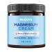 Magnesium Body Butter: Relaxing Magnesium Cream with Shea Butter & Dead Sea Salts | Unscented Magnesium Lotion to Soothe Legs & Feet and Nourish Skin 2 Fl Oz (Pack of 1)