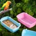 HIXNUG 6 Pieces Hamster Hanging Feeder Blue Pink Food Water Square Container Rabbit Food Bowl with Hook Portable Feeding Cage Bowl for Hamsters Rabbit Birds Pigeon Poultry - Buy Online on GoSupps.com