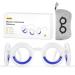 NEOISM Anti Motion Sickness Glasses Relieve Carsickness Airsickness Seasickness Glasses Ultra Light Portable Nausea Relief Glasses for Sport Travel No Lens Liquid Glasses for Adults or Kids with black bag