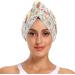 Strawberry Flowers Dry Hair Cap Set | 2 Piece Quick Drying Towel & Button Headband | Super Absorbent & Comfortable - Buy Online on GoSupps.com
