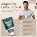 AdapCoffee Clarity Cup Instant Coffee with Adaptogenic Mushrooms Lions Mane Reishi Maitake Focus and Vitality Rich Taste of Raw Cacao 200 g 50 Cups - Buy Online on GoSupps.com