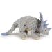 goDog Dinos Squeaker Plush Dog Toy - Chew Resistant & Durable - Large Frills (Gray) - Buy Online on GoSupps.com