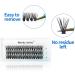D Curl 0.07mm 16mm 40D Cluster Eyelash Extensions - DIY Lash Clusters - RR-16mm Clusters-40D-0.07-D - Buy Online on GoSupps.com