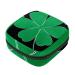 Menstruation pad bag with zipper women's napkin bag tampons collective bags for women and girls (Kleeblatt St. Patrick Day)