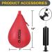 Redipo Superior Boxing Speed Bag - PU Leather Punching Ball for Gym & MMA - Heavy Duty Swivel Ball for Speed & Reflex Training - Red (10x7) - Buy Online on GoSupps.com