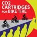 25g Threaded CO2 Cartridges 5 Pack - Bike Tire Inflator for Road & Mountain Bikes - Buy Online on GoSupps.com