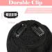 Leterly Bangs Hair Clip Extension - Thick Neat Straight Fringe for Women, Dark Black Color - Buy Online on GoSupps.com