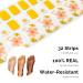 NAILOG Semi Cured Gel Nail Strips - 32 Long Lasting Yellow Sunday Park Toe Polish Stickers - Buy Online on GoSupps.com