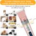 XBEN 2-in-1 Rechargeable Cordless Dog Clippers & Paw Trimmer Kit | Low Noise, High Power Grooming Tools for Small & Large Pets | Rose Gold - Buy Online on GoSupps.com