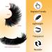 Mink Lashes 20mm - Soft Fluffy Dramatic 3D Strip Lashes | 10 Pairs Thick Volume False Eyelashes for Ultimate Glam - Buy Online on GoSupps.com