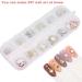 Nail Art Crystals Nail Rhinestones Nail Art Rhinestones Chain Metal Flatback Bling Manicure DIY Decor Nail Art Supplies Perfect for Nail Salon Multiple Choices(03) - Buy Online on GoSupps.com