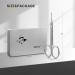 Bezox Precision Nail Shaver & Curved Lace-Sharp Scissors - Professional Tools for Dead Cuticles & Sloped Nails | Russian Style - Buy Online on GoSupps.com
