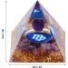 Orgone Pyramid Chakra Resin Healing Meditation Power Stone Pyramid for Positive Energy (Virgo) - Buy Online on GoSupps.com