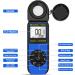 HOLDPEAK HP-881D Digital Photographic Light Meter 1-400,000 Lux/1-40,000 FC - LCD Display, 270 Rotatable Detector for Photography, Plants, and LCD Lights - Lumen Meter - Blue - Buy Online on GoSupps.com