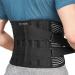 Back Support Belt for Ultimate Relief: Adjustable Lumbar Brace with Anti-Skid Design 6 Stays and 16-Hole Air Mesh for Sciatica Herniated Disc and Heavy Lifting (X-Large)