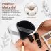 QLines Powder Puff 4 Pcs - Triangle Powder Puffs - Soft & Resuable Foundation Makeup Sponge with Silky Ribbon - Perfect for Pressed and Loose Powder Dry & Wet Makeup Black & White 4Pcs - Buy Online on GoSupps.com