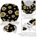 Nurse Scrub Caps - 2 Pcs Women Bee Pattern Adjustable Working Cap with Button and Sweatband - Buy Online on GoSupps.com
