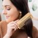 GranNaturals Wide Tooth Wooden Comb - Natural Detangler for Wet or Dry Hair - Prevents Tangle & Static - Styling Tool for All Hair Types - Buy Online on GoSupps.com
