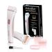 iMusthav DermaRazor - Body Hair Remover for women. Electric Razor with Dermaplane Removes unwanted hair stubble and exfoliate in one go for perfectly smooth skin USB rechargeable 18K Gold plated blade Elegance simplicity smart multi-function