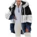 Shop Hanxiulin Oversized Plush Hoodie Jacket for Women | Warm Woolen Winter Coat with Long Arm Stand-Up Collar - Buy Online on GoSupps.com