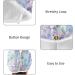 Hydrangeas Butterfly Hair Towel 2 Pack | Super Absorbent Quick Dry Turbans for Women & Girls - Buy Online on GoSupps.com
