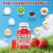 GABA Gummies 1000mg for Kids & Adults Chewable GABA Supplements with L Theanine 5-HTP Ashwagandha Vitamins B6 B12 D3 for Calm & Zzz Sugar-Free/Vegan Strawberry Flavor 60 Count Strawberry 60 Count (Pack of 1) - Buy Online on GoSupps.com