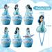 NIAYOU 24 Pcs Jasmine Cupcake Toppers- Princess Themed Cake Decorations Cartoon Happy Birthday Cupcake Toppers for Boys Girls Kids Birthday Party Supplies - Buy Online on GoSupps.com