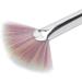 Fan Shape Nail Brush Nylon Hair Rhinestone Decoration Anti Slip Handle Fan Nail Brush Beautiful Practical for Nail Experts for Home - Buy Online on GoSupps.com