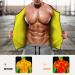 Cimkiz Sauna Vest Waist Trainer for Men with Zipper - X-Large Yellow - Buy Online on GoSupps.com