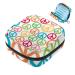Peace Sign Patterns Sanitary Napkins Storage Pocket Menstruation Pad Pocket Pable Menstrual Cup Bag with zip for teenagers girls women women