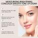  homomdy Brightening and moisturizing concealer smoothing toning cream lightweight waterproof foundation covers imperfections reduces blemishes and imperfections evens skin tone (2 pcs) - Buy Online on GoSupps.com