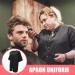 Buy Lurrose Short Sleeve Waterproof Salon Smocks & Hairdressing Capes - Black Nylon Cape for Barbers & Makeup Artists - Buy Online on GoSupps.com