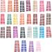 Dajidafu Long Nails Press-on Handheld Fingernail Manicure Stylish Matching Beauty Accessories Manicures Glossy Tips Dark Red 1 - Buy Online on GoSupps.com