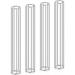 Zonon 4 Pcs Metal Cage Applicator Tubular Gauze Applicator Cage Tube Gauze Applicator Tubular Bandage Applicator for Homes Offices