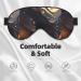 Dark Medium Unisex Adjustable Buckle Blackout Sleep Eye Mask for Travel Yoga & Office Naps - Comfort & Relaxation - Buy Online on GoSupps.com