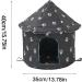Outdoor Weatherproof Cat House - Perfect Pet Hut for Indoor & Outdoor Use | Easy to Assemble Traditional Yurt Design - Buy Online on GoSupps.com