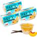 Dole Fruit & Cream Peach & Vanilla 3 x 4 Packs Healthy Snack Made with Fresh Fruit No Added Sugar Fruit Bowls Perfect for Breakfast & Dessert or Adding to Recipes