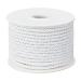 PH PandaHall 3mm/ 20 Yards Twisted Cord Rope Nylon Twisted Cord Trim Xmas Thread String Twisted Silk Ropes Satin Shiny Cord for Home Dcor Upholstery Curtain Tieback Graduation Honor Cord(White) 3mm - 20yards 3mm - White