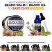 Bart and Hair Growth Balm with Biotin - Cedar Wood Eucalyptus & Rosemary Fragrance - Optimal Solution for Uneven Beard - Buy Online on GoSupps.com