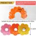 Buy DKDDSSS 3PC Soft Cat Protective Collar | Adjustable Anti-Bite E-Collar for Cats & Small Dogs | Comfortable Post-Surgery Safety - Buy Online on GoSupps.com