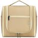 Travel Hanging Toiletry Wash Bag Makeup Cosmetic Organizer for Women (Brown (Large))